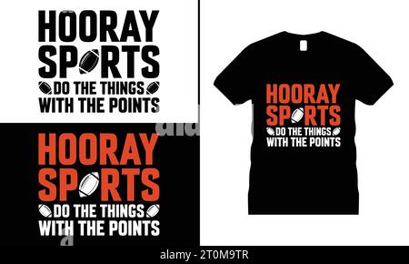 American football Tshirt Design Lover Funny Typography Vector Graphics Rugby shirt hommes et femmes cadeaux Illustration de Vecteur