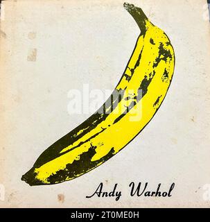 Detail, Vinyl album cover, Andy Warhol Design, Banana, Lou Reed et The Velvet Underground, 1967 Design usa histoire de l'art Banque D'Images