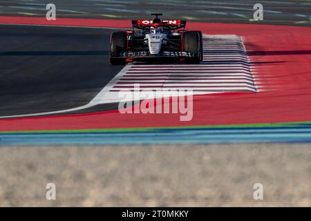 Lusail, Losail, octobre 07, Liam Lawson, de Nouvelle-Zélande, concourt pour AlphaTauri. Sprint Race, manche 18 du championnat de Formule 1 2023. Crédit : Michael Potts/Alamy Live News Banque D'Images