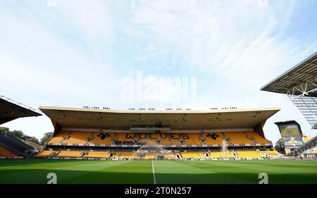 Wolverhampton, Angleterre, 8 octobre 2023. Vue générale du stade avant le match de Premier League à Molineux, Wolverhampton. Le crédit photo devrait se lire : Andrew Yates / Sportimage Banque D'Images