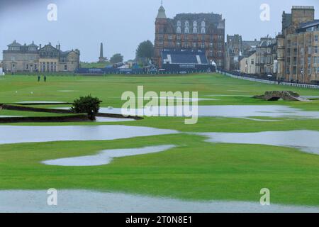 8 octobre 2023 ; Old course à St Andrews, St Andrews, Fife, Écosse ; Alfred Dunhill Links Championship, Third Round; Banque D'Images