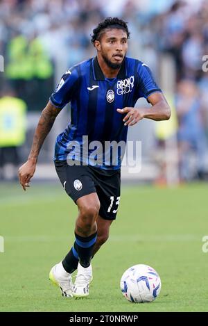 Rome, Italie. 08 octobre 2023. Ederson d'Atalanta BC lors du Serie A Tim match entre SS Lazio et Atalanta BC au Stadio Olimpico le 8 octobre 2023 à Rome, Italie. Crédit : Giuseppe Maffia/Alamy Live News Banque D'Images