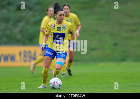 Claudia Wasser (7 First Vienna FC) en action lors du match Admiral Frauen Bundesliga First Vienna FC vs SCR Altach à Hohe Warte (Tom Seiss/ SPP) Banque D'Images