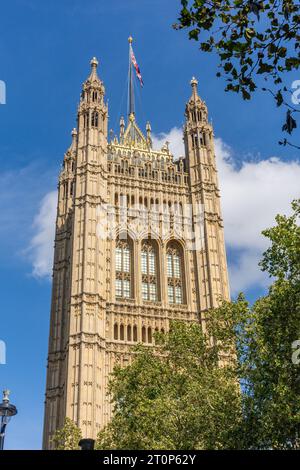 Victoria Tower de Millbank, Cité de Westminster, Grand Londres, Angleterre, Royaume-Uni Banque D'Images