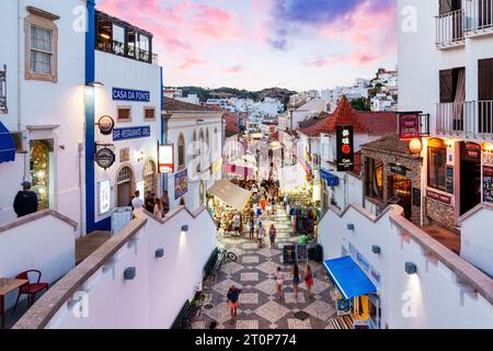 Vieille ville Albufeira Faro District Algarve, Portugal, Europe Banque D'Images