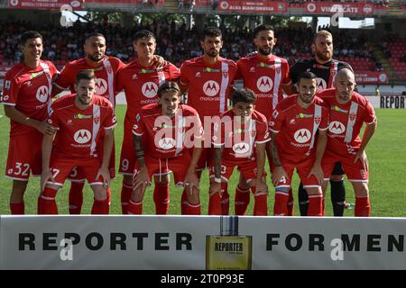 Monza, Italie. 08 octobre 2023. U-Power Stadium, 08.10.23 AC Monza photo team pendant le match de Serie A entre AC Monza et US Salernitana au U-Power Stadium à Monza, Italia Soccer (Cristiano Mazzi/SPP) crédit : SPP Sport Press photo. /Alamy Live News Banque D'Images