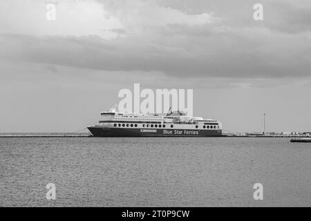 Dodekanisos Express a Dodekanisos Seaways, ferry de passagers opérant des services de l'île de Rhodes aux îles du Dodécanèse et au nord-est de la mer Égée Banque D'Images