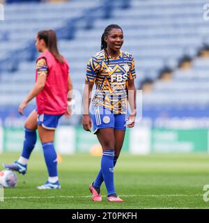 Leicester, Royaume-Uni. 08 octobre 2023. Deanna Rose de Leicester photographiée lors du match de FA Women's Super League entre Leicester City Women et Everton Women au King Power Stadium, Leicester, Angleterre, le 8 octobre 2023. Photo de Stuart Leggett. Usage éditorial uniquement, licence requise pour un usage commercial. Aucune utilisation dans les Paris, les jeux ou les publications d'un seul club/ligue/joueur. Crédit : UK Sports pics Ltd/Alamy Live News Banque D'Images