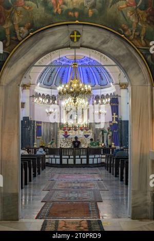 Église orthodoxe arménienne Surp Hiresdagabet dans le district de Fatih à Istanbul, Turquie Banque D'Images