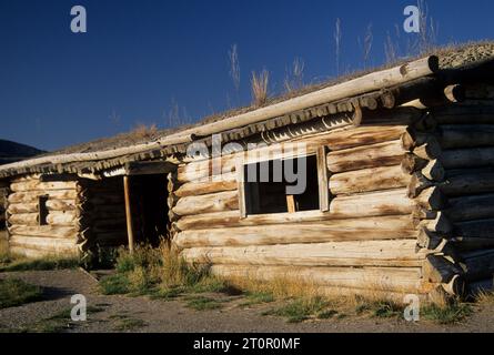 Cunningham Cabin, Parc National de Grand Teton, Wyoming Banque D'Images