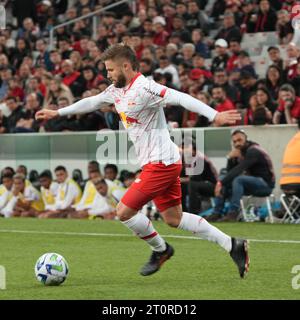 Curitiba, Brésil. 08 octobre 2023. Sasha pendant Athletico x Red Bull Bragantino qui s'est tenu à la Ligga Arena à Curitiba, PR. Crédit : Carlos Pereyra/FotoArena/Alamy Live News Banque D'Images