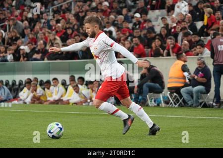 Curitiba, Brésil. 08 octobre 2023. Sasha pendant Athletico x Red Bull Bragantino qui s'est tenu à la Ligga Arena à Curitiba, PR. Crédit : Carlos Pereyra/FotoArena/Alamy Live News Banque D'Images