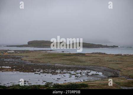 Plage à l’Anse aux Meadows, Terre-Neuve-et-Labrador, Canada Banque D'Images