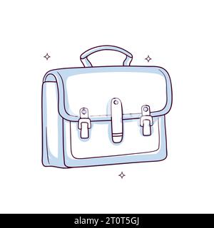 Mallette dessinée à la main. Illustration vectorielle Doodle Sketch Illustration de Vecteur