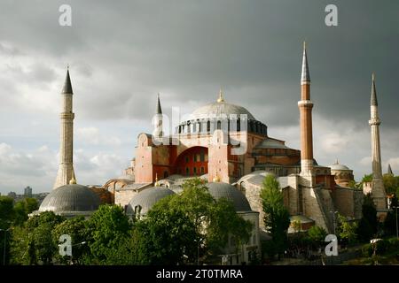 La Haghia Sophia Istanbul, Turquie. Banque D'Images