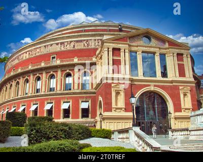 Extérieur du Royal Albert Hall, Londres, Royaume-Uni. Banque D'Images