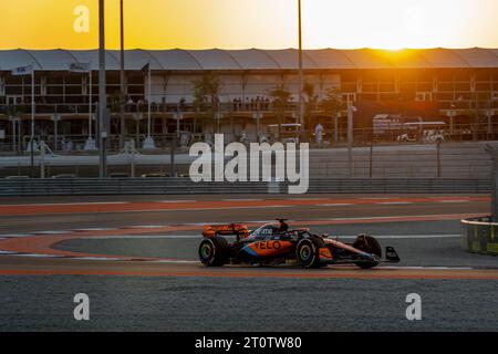 CIRCUIT INTERNATIONAL, LOSAIL - OCTOBRE 06 : Oscar Piastri, McLaren F1 MCL60 lors des qualifications avant le Grand Prix de F1 du Qatar au Lusail International circuit le 06 octobre 2023 à Lusail City, Qatar. (Photo Michael Potts/BSR Agency/Getty Images) crédit : BSR Agency/Alamy Live News Banque D'Images