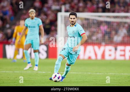 Ilkay Gundogan du FC Barcelone lors du match de football de la Liga entre Granada CF et le FC Barcelone le 8 octobre 2023 au stade Los Carmenes de Grenade, Espagne Banque D'Images