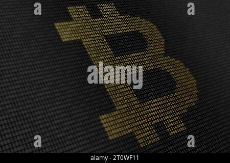 Big Data et crypto-monnaies Banque D'Images