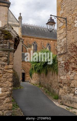 Ville de marché de la Chatre dans le sud-est du département de l'Indre, France Banque D'Images