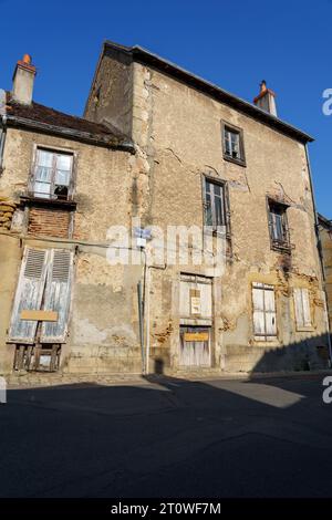 Ville de marché de la Chatre dans le sud-est du département de l'Indre, France Banque D'Images