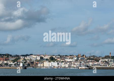 Guernesey, 5 octobre 2023 : St Peter Port Banque D'Images