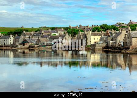 St Margaret's Hope est un charmant village de pêcheurs des Orcades, en Écosse. Banque D'Images