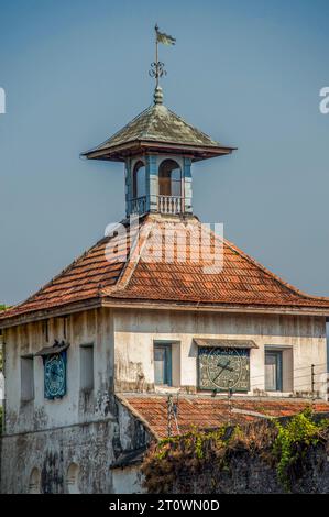 01 24 2013 patrimoine architecture Vintage1760 Tour de l'horloge Paradesi Synagogue-Kochi ; Kerala Inde Asie. Banque D'Images