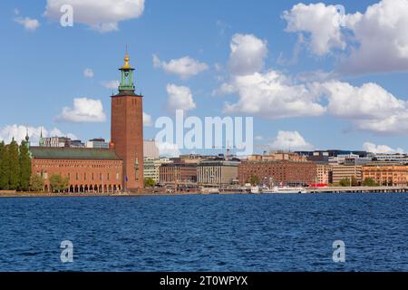 Vue panoramique sur Stockholm, capitale de la Suède Banque D'Images