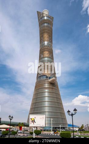 The Torch Tower alias Aspire Tower, Doha, Qatar Banque D'Images