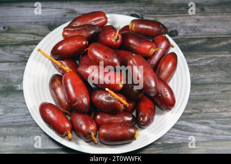 agriculture, arabe, arabe, fond, branche, coloré, date, dates, délicieux, dessert, régime alimentaire, est, égypte, égyptien, nourriture, frais, fruits, fruits, Banque D'Images