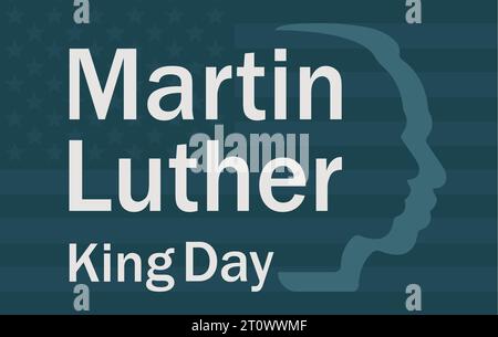 Martin Luther King Jr. Day. Illustration de Vecteur