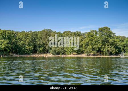 Arbeiterstrand, Tegelort, Tegeler See, Tegel, Reinickendorf, Berlin, Deutschland *** Workers Beach, Tegelort, Tegel Lake, Tegel, Reinickendorf, Berlin, Allemagne crédit : Imago/Alamy Live News Banque D'Images