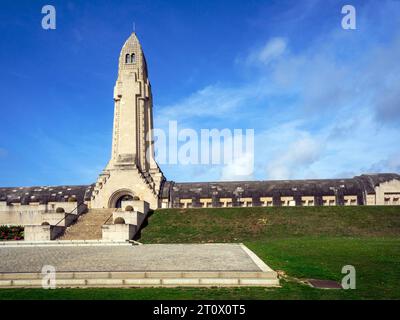 L'ossuaire de Douaumont près du champ de bataille de Verdun Banque D'Images