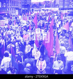 DEU, Allemagne : les photos historiques en couleur des années 70 montrent des événements et des gens de la politique, de la culture, des syndicats, de la vie professionnelle Banque D'Images