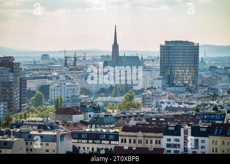 Ausblick vom Wiener Riesenrad *** vue depuis la grande roue géante de Vienne crédit : Imago/Alamy Live News Banque D'Images