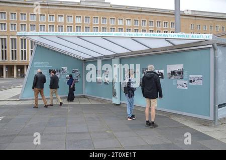 Berlin, Allemagne - 7 octobre 2023 - l'aéroport Tempelhof célèbre son centenaire. (Photo de Markku Rainer Peltonen) Banque D'Images