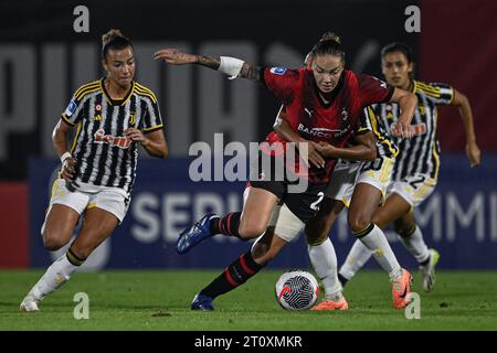 Milan, Italie. 07 octobre 2023. Milan, Italie, 07.10.23 Andrea Staskova (21 (AC Milan) lors du match féminin de Serie A entre l'AC Milan et la Juventus FC au Vismara Sports Center à Milan, Italia Soccer (Cristiano Mazzi/SPP) crédit : SPP Sport Press photo. /Alamy Live News Banque D'Images