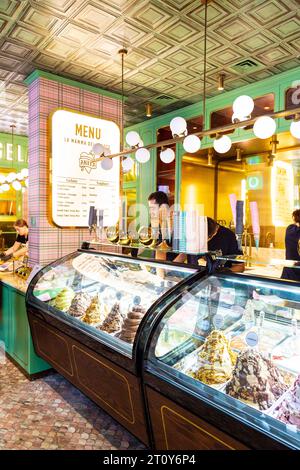 Intérieur de la boutique italienne de gelato Anita Gelato à Covent Garden, Londres, Angleterre Banque D'Images