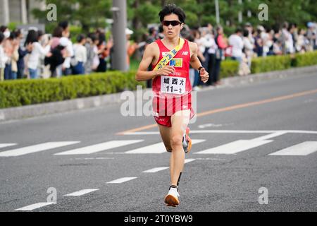 Izumo Japon. 9 octobre 2023. Shuma Yamanaka, 9 OCTOBRE 2023 - Ekiden : 2e Section de la 35e course Izumo Ekiden à Izumo en 2023 la 35e Izumo Ekiden à Izumo au Japon. Crédit : SportsPressJP/AFLO/Alamy Live News Banque D'Images