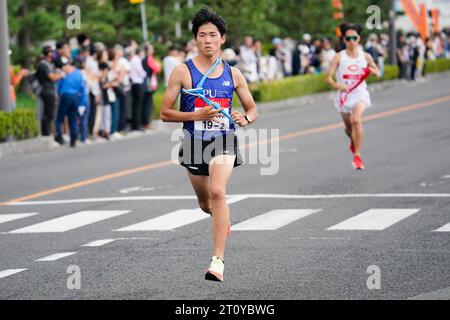 Izumo Japon. 9 octobre 2023. SOTA Takashima, 9 OCTOBRE 2023 - Ekiden : 2e Section de la 35e course Izumo Ekiden à Izumo en 2023 la 35e Izumo Ekiden à Izumo au Japon. Crédit : SportsPressJP/AFLO/Alamy Live News Banque D'Images