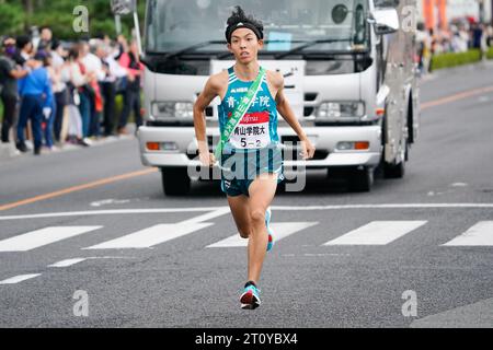 Izumo Japon. 9 octobre 2023. Asahi Kuroda, 9 OCTOBRE 2023 - Ekiden : 2e Section de la 35e course Izumo Ekiden à Izumo en 2023 la 35e course Izumo Ekiden à Izumo au Japon. Crédit : SportsPressJP/AFLO/Alamy Live News Banque D'Images