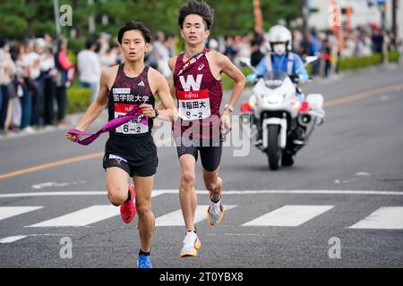 Izumo Japon. 9 octobre 2023. Tomonori Yamaguchi, 9 OCTOBRE 2023 - Ekiden : 2e Section de la 35e course Izumo Ekiden à Izumo en 2023 la 35e Izumo Ekiden à Izumo au Japon. Crédit : SportsPressJP/AFLO/Alamy Live News Banque D'Images