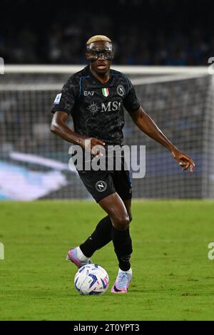 Victor Osimhen de SSC Napoli en action lors du match Serie A TIM entre SSC Napoli et ACF Fiorentina au Stadio Diego Armando Maradona, Napoli, IT Banque D'Images