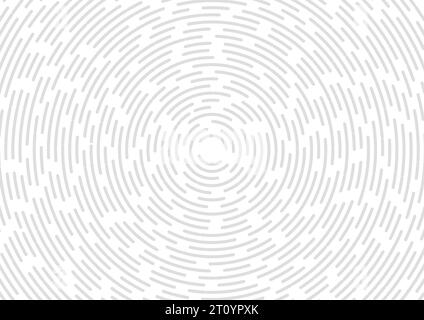 Lignes circulaires grises et blanches fond rétro abstrait. Conception vectorielle géométrique Illustration de Vecteur