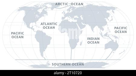 Carte Du Monde Des Cinq Oc ans Mod le Des Divisions Oc aniques Avec Carte Du Monde Des Cinq Oc ans Mod le Des Divisions Oc aniques Avec