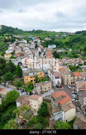 Ville de Roccascalegna - Italie Banque D'Images