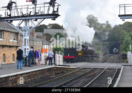 Grosmont Station, North Yorkshire Moors UK Banque D'Images