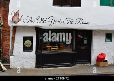 The Old York Tea Room, Goodramgate, York, Angleterre Banque D'Images