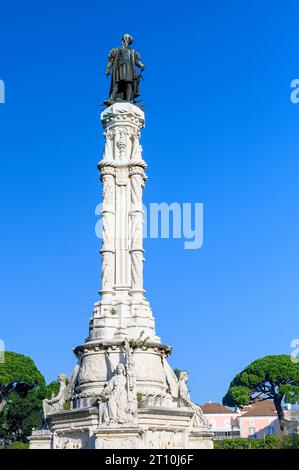 Monument Afonso de Albuquerque dans le quartier de Belem, Lisbonne, Portugal Banque D'Images